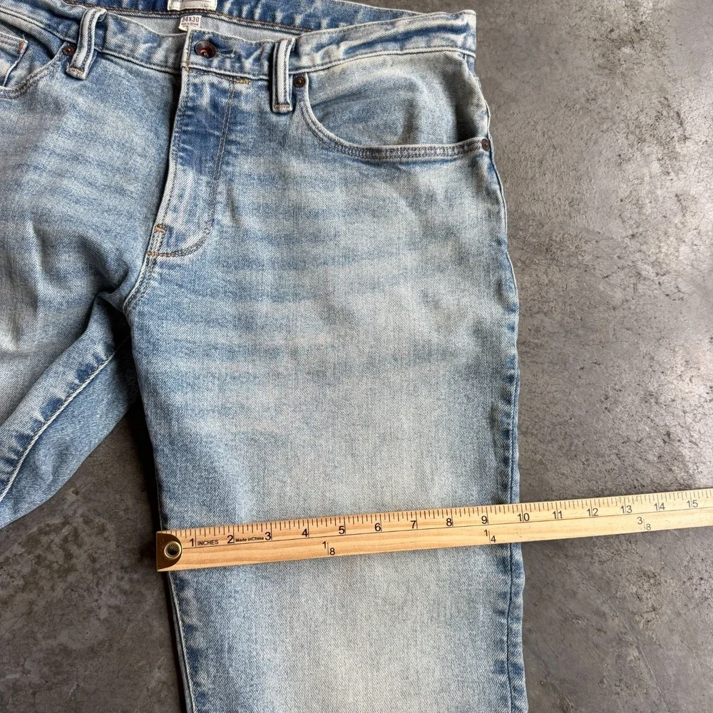 Todd Snyder Slim Fit Jeans Men's 34x30 Light Wash Stretch Denim Casual Pants